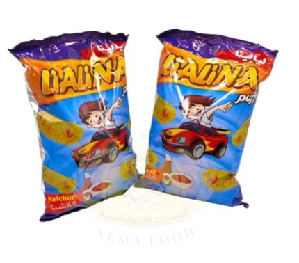 شيبس ليالينا (Lialina) بنكهة الكتشب 70g×20×1