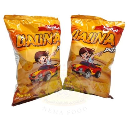 شيبس ليالينا (Lialina) بنكهة فول السوداني 70g×20×1