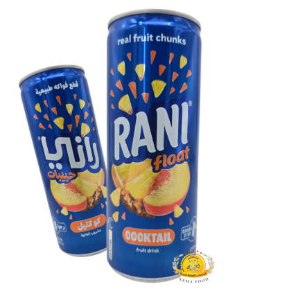 عصير راني مع قطع الفواكة الطبيعية ( كوكتيل ) 240ml×24