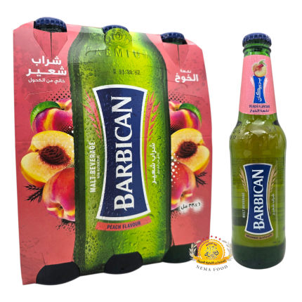 بربيكان بنكهة الخوخ 330ml×6×4