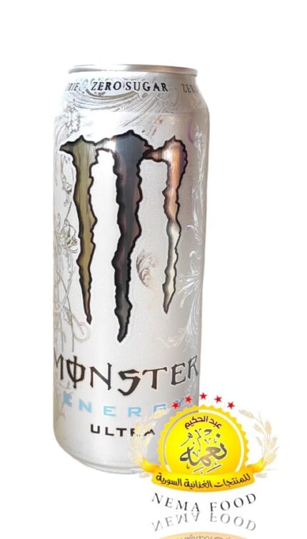 مشروب طاقه مونستر ابيض (Monster energy) 500ml×12