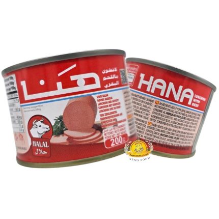 مرتديلا هنا لانشون بقر ساده (Hana) 24×200gr