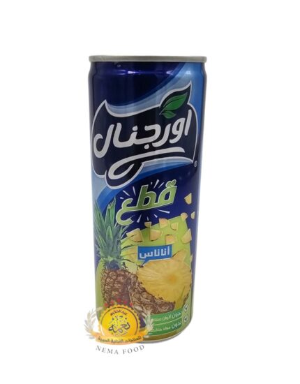 عصير اورجنال(Original) مع قطع الاناناس 240ml×24