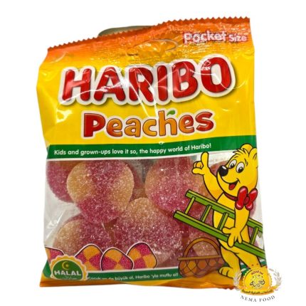 جلاتين هاريبوا بيشيس Haribo Peaches Seftali 24×100 (5)