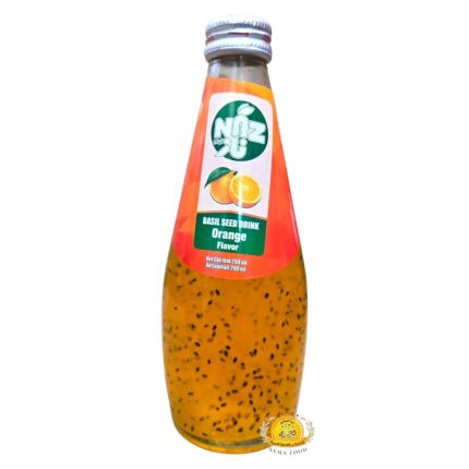 عصير مع حبيبات الريحان  (برتقال) ناز 24×290مل
