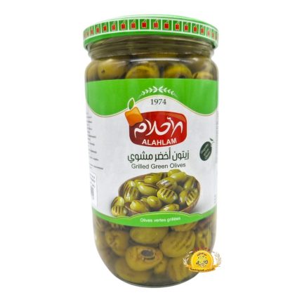 زيتون أخضر مشوي الأحلام 12×650gr