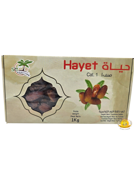 تمر دقلة النور التونسي حياة 12×1kg