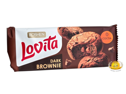 بسكويت روشين (6454) ROSHEN Lovita DARK BROWNIE 21x0.152-3.192kg