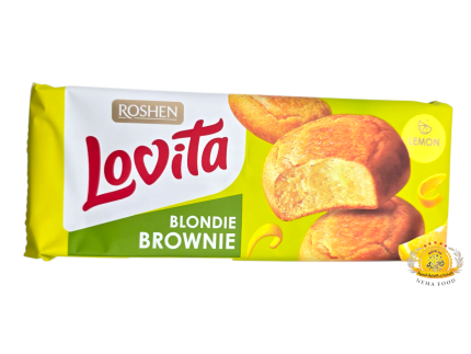 بسكويت روشين (6461) ROSHEN Lovita BLONDIE BROWNIE 21x0.152=3.192kg