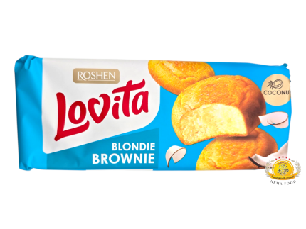 بسكويت روشين (6478) ROSHEN Lovita BLONDIE BROWNIE 21x0.152-3.192kg