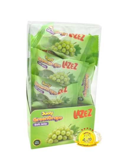 جيلاتين لذيذ بنكهة عنب الاخضر 100g×24