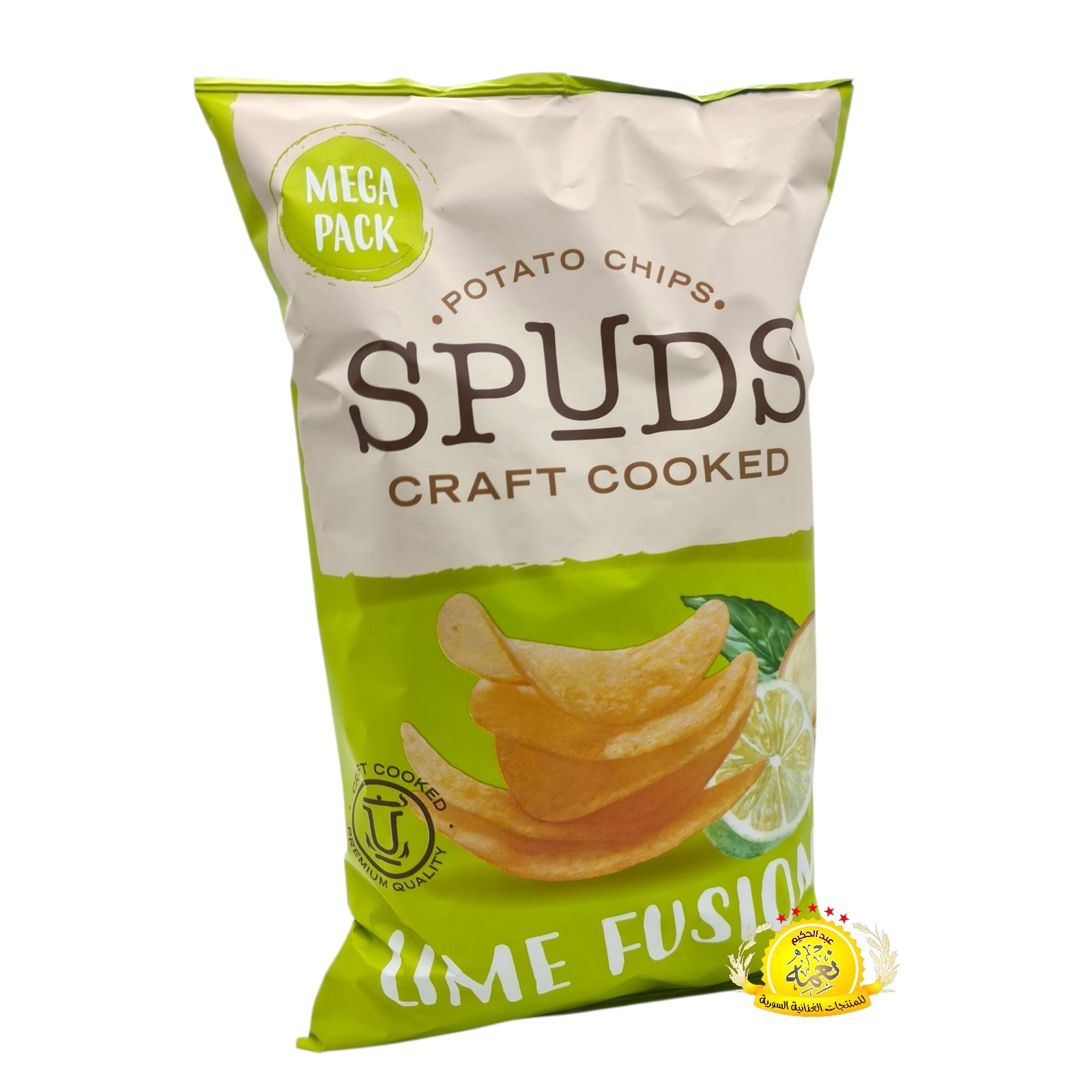 2025/10/1000031765.jpg شيبس طبيعي سبودس بنكهة صوص الليمون 185g×12 - الصورة 1