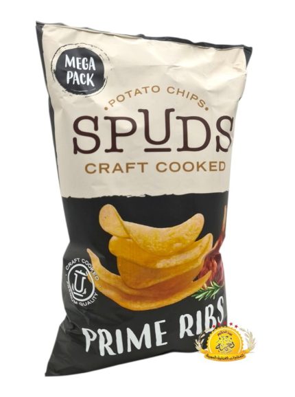 شيبس طبيعي سبودس بنكهة ريش مشويه 185g×12