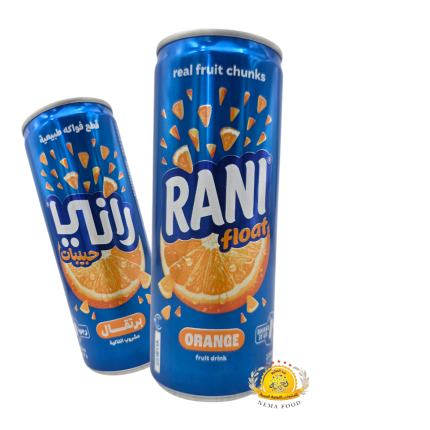 عصير راني مع قطع الفواكة الطبيعية ( برتقال ) 240ml×24