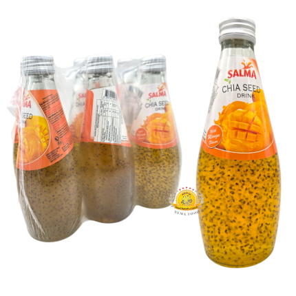 عصير مع حبيبات الريحان سلمى (Salma) بنكهة المانجوا 24×290ml