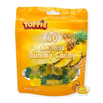 جيلاتين (8) 16×80gr Toppie Anaans Gummy Candy