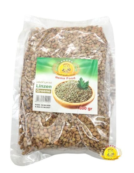 عدس اخضر النعمة 800g×12