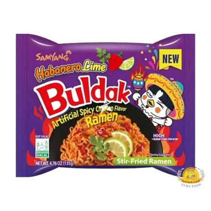 نودلز سامينج ليمون وحار / Samyang Habanero Lime Spicy Chicken Flavour Ramen 8×5×135gr