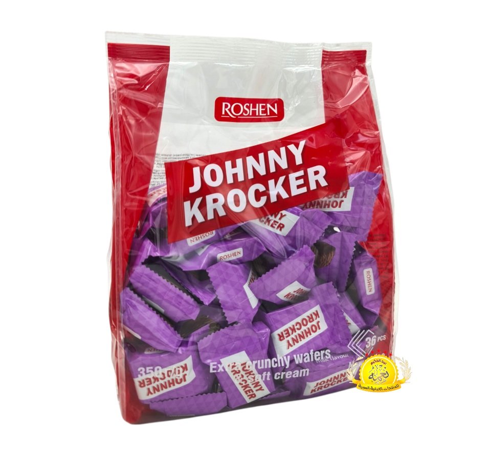 2025/12/1000035453.jpg بسكويت روشين جوني كروكر محشي بكريمة الحليب Roshen johnny 12×350 g (8848) - الصورة 1