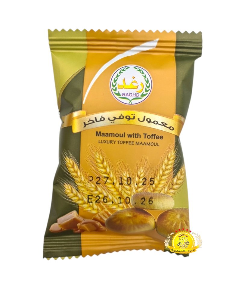 2025/12/1000036162.jpg معمول توفي رغد علبة مدورة / Mamoul With Date Raghad 12×400gr - الصورة 1