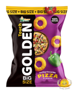 شيبس كولدن بنكهة البيتزا GOLDEN Touch 12×70gr
عرض خاص أشتري ١٠طرد واحصل على ١طرد هدية 🎁