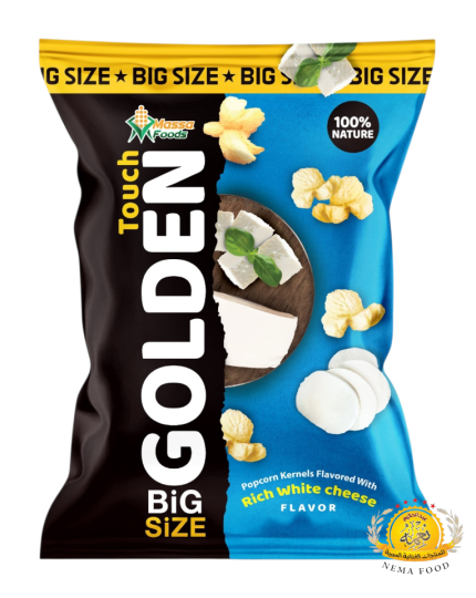 شيبس كولدن بنكهة الجبنة البيضاء GOLDEN Touch 12×70gr
عرض خاص أشتري ١٠طرد واحصل على ١طرد هدية 🎁