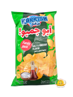 شيبس قرقش ابوجمبو (ملح وخل) 12×165gr