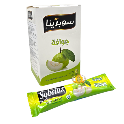 عصير بودرة سوبرينا نكهة ( جوافة ) 12×12ظرف
عرض خاص أشتري ٥طرد واحصل على ١طرد هدية 🎁