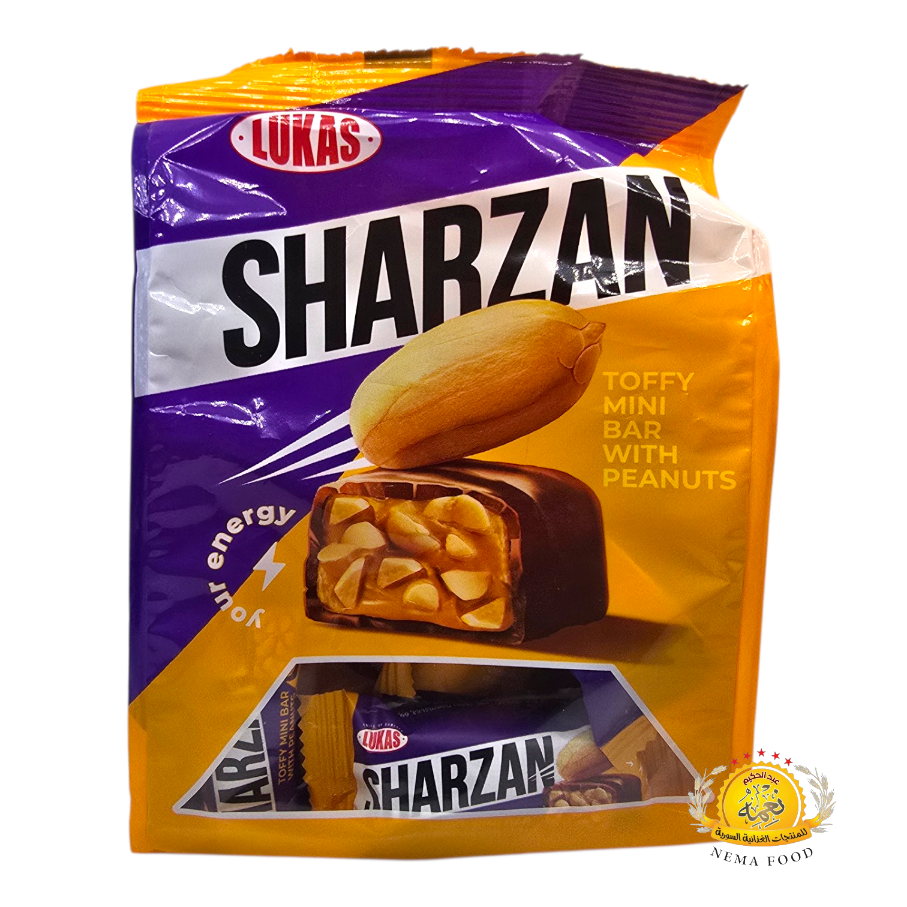 2026/03/1000898523.png أصابع الفول السوداني مع الكراميل(Sharzan) لوكاس 82669 12×200g - الصورة 1