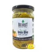 زيتون اخضر مطحون بيروت 370g×12