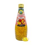 مشروب بذور الريحان مع عصير خوخ 290ml×24