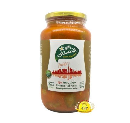 طرشي عنبة حار زهر البستان 1200g×6