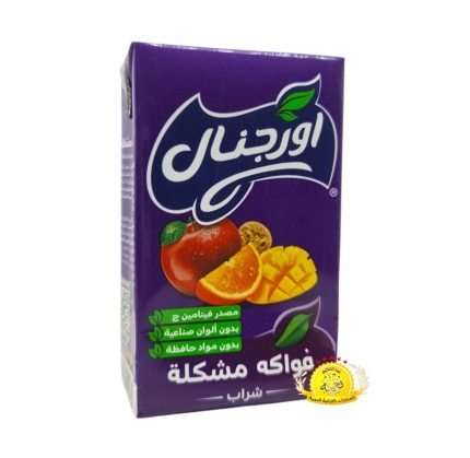 عصير اورجنال بنكهة فواكة مشكلة 250ml×27